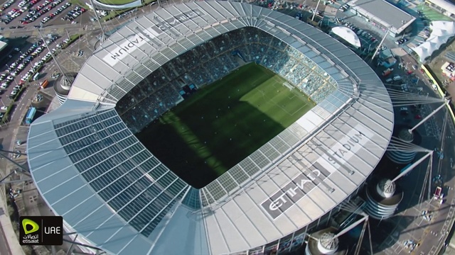 Video Reference: Stadium, Sport venue, Arena, Soccer-specific stadium, Birds-eye view, Aerial photography, Urban design, Architecture, Landscape, Metropolitan area