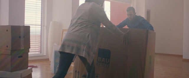 Video Reference: room, standing, floor, flooring, girl, wood, product, furniture, window, interior design