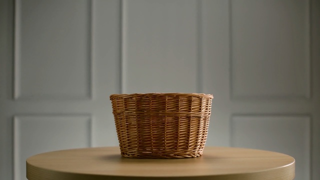Video Reference: Wicker, Storage basket, Basket, Cup, Baking cup, Home accessories, Copper, Metal