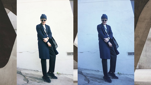 Video Reference: Clothing, Fashion, Suit, Street fashion, Standing, Uniform, Outerwear, Coat, Footwear, Headgear