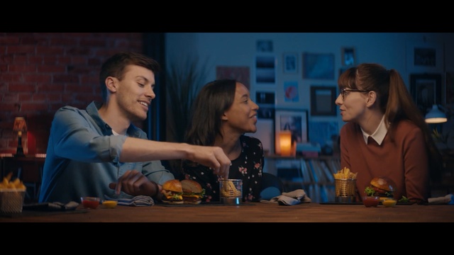 Video Reference: bartender, adult, people, happy, friends, Person