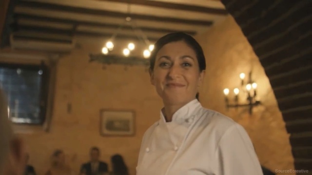 Video Reference: waiter, dining-room attendant, employee, coat, lab coat, man, worker, person, male