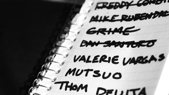 Video Reference: text, white, black and white, font, handwriting, monochrome photography, photography, monochrome, close up, writing