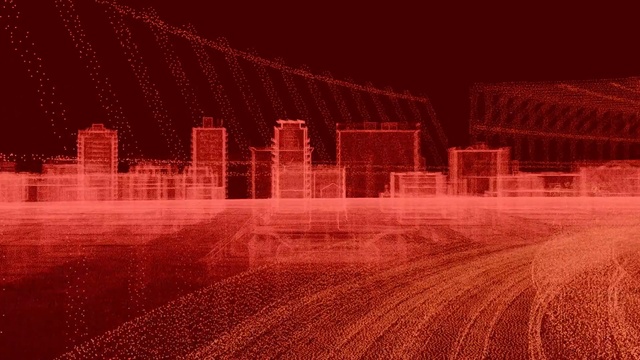 Video Reference: Red, City, Human settlement, Skyline, Sky, Line, Night, Cityscape, Illustration, Person