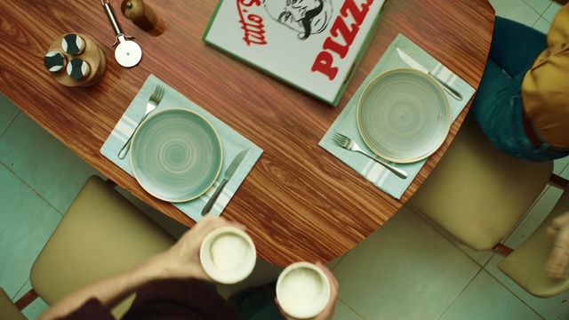Video Reference: Green, Dishware, Cup, Table, Room, Plate, Tableware, Wood, Circle, Teacup