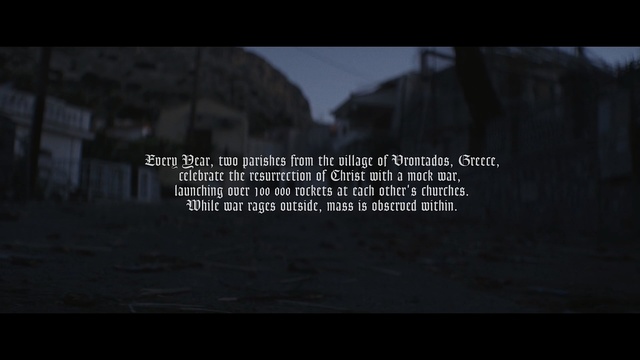 Video Reference: text, darkness, screenshot, atmosphere, sky, font, midnight, computer wallpaper