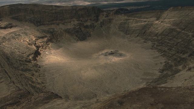 Video Reference: Impact crater, Volcanic crater, Volcanic landform, Geology, Geological phenomenon, Volcanic field, Soil, Volcano, Dust, Terrain