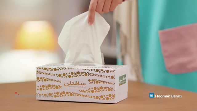 Video Reference: Facial tissue, Paper, Tissue paper, Room, Paper product, Packaging and labeling, Party favor