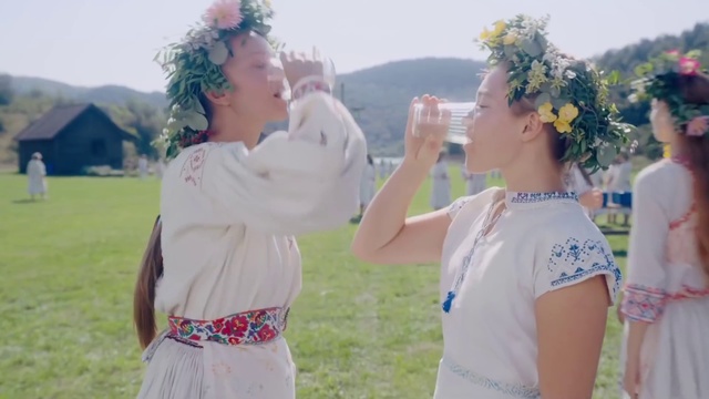 Video Reference: Photograph, Fun, Dress, Ceremony, Wedding, Event, Gesture, Wedding dress, Vacation, Wildflower