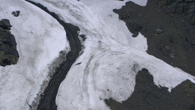 Video Reference: Geological phenomenon, Geology, Ice, Glacial landform, Black-and-white, Glacier, Rock