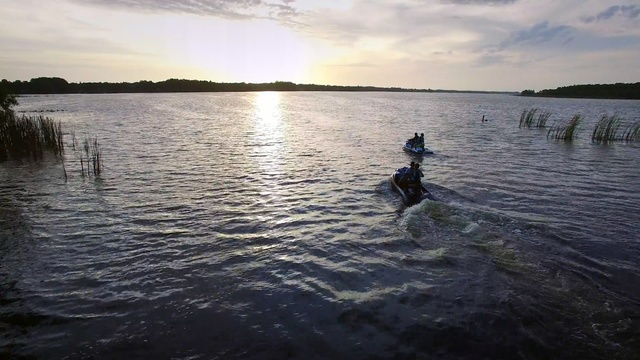 Video Reference: waterway, water, river, lake, loch, sky, surface water sports, recreation, cloud, reservoir