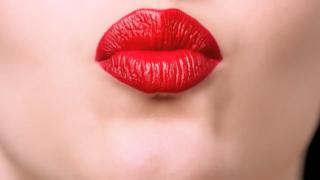 Video Reference: lip, close up, chin, lipstick, mouth, cheek, lip gloss, eyelash, nail