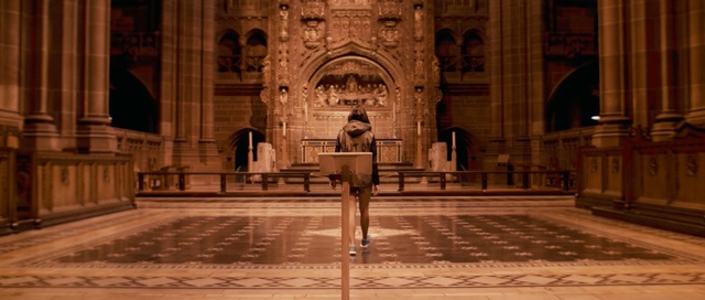 Video Reference: historic site, building, place of worship, cathedral, basilica, medieval architecture, tourist attraction, symmetry, column, religious institute, Person