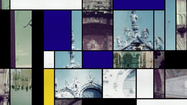 Video Reference: Purple, Violet, Text, Architecture, Line, Graphic design, Art, Collage, Organism, Modern art