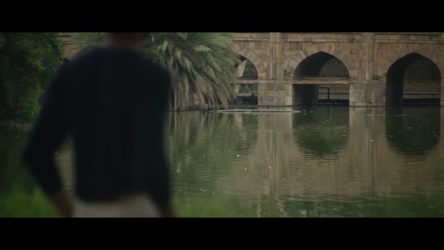 Video Reference: water, reflection, tree, darkness, screenshot, grass, midnight