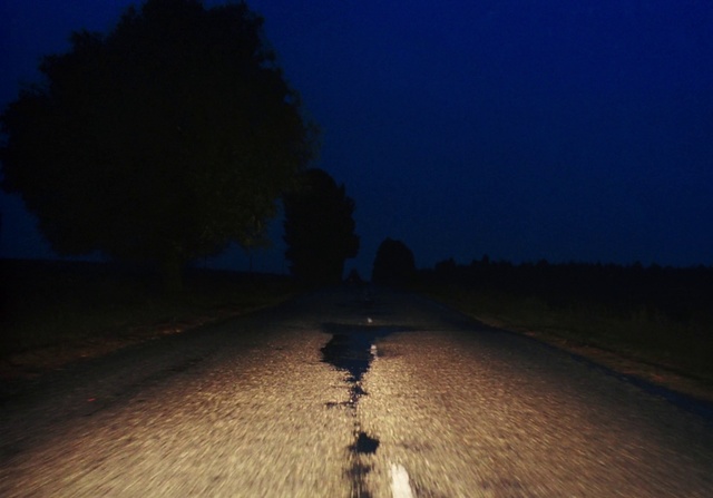 Video Reference: Sky, Blue, Road, Atmosphere, Light, Night, Atmospheric phenomenon, Horizon, Darkness, Cloud