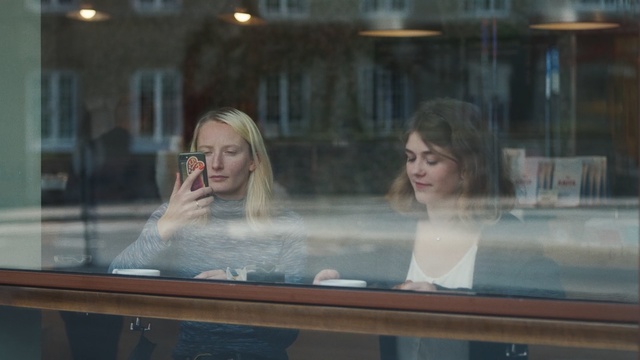 Video Reference: water, photograph, girl, snapshot, fun, reflection, window, glass, leisure, swimming pool, Person