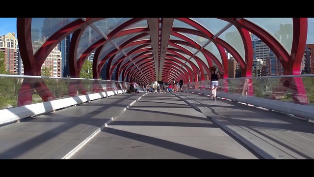 Video Reference: landmark, metropolitan area, urban area, infrastructure, structure, bridge, lane, fixed link, car, architecture