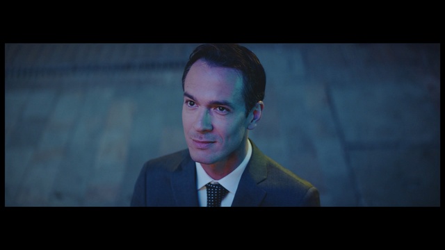 Video Reference: blue, screenshot, gentleman, human, fun, scene, darkness, midnight, portrait, Person