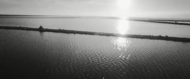 Video Reference: black and white, black, horizon, water, reflection, calm, monochrome photography, sky, sea, photography