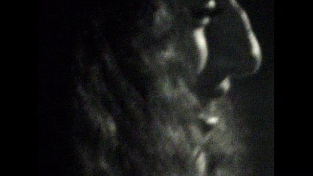 Video Reference: Black, Darkness, Black-and-white, Monochrome photography, Black hair, Monochrome, Hand, Neck, Photography, Night