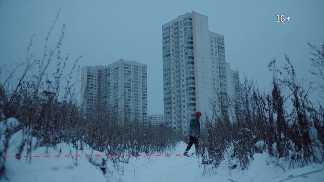 Video Reference: Snow, Winter, Sky, Tower block, Urban area, Atmospheric phenomenon, Freezing, Human settlement, Skyscraper, City