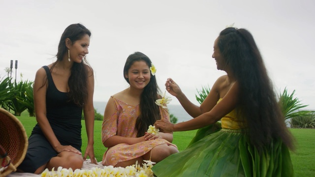 Video Reference: yellow, girl, fun, plant, recreation, vacation, flower, happiness, grass, smile, Person