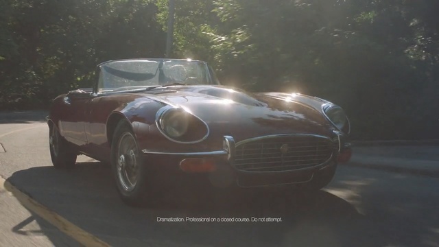 Video Reference: Land vehicle, Vehicle, Car, Coupé, Classic car, Automotive design, Sports car, Convertible, Jaguar e-type, Sedan