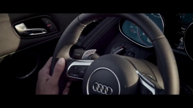 Video Reference: Land vehicle, Vehicle, Car, Automotive design, Steering wheel, Executive car, Steering part, Audi r8, Audi, Personal luxury car