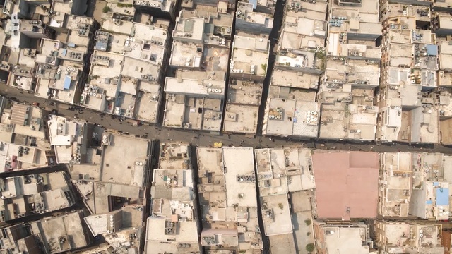 Video Reference: Wall, Aerial photography, Tree, Urban design, Plant, Pattern, Suburb, Person