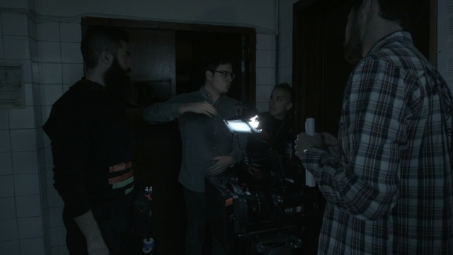 Video Reference: Black, Darkness, Fun, Midnight, Room, Photography, Flash photography, Screenshot, Person