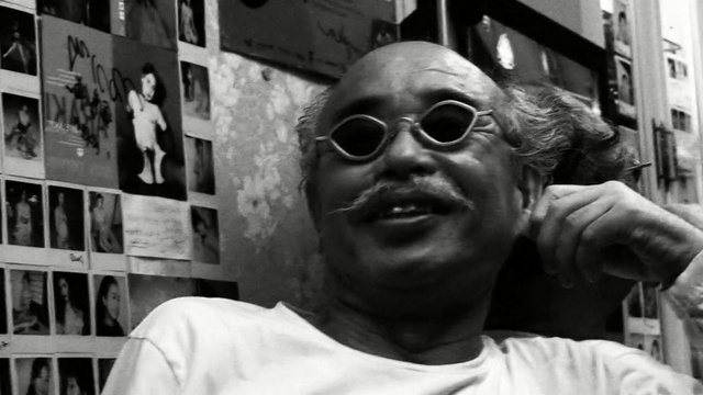 Video Reference: eyewear, glasses, black and white, vision care, sunglasses, monochrome photography, photography, facial hair, cool, monochrome, Person