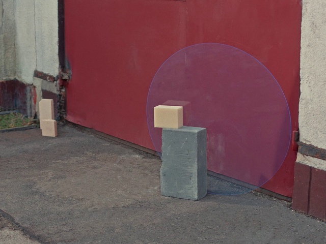 Video Reference: Red, Wall, Pink, Line, Architecture, Concrete, Road surface, Paint, Magenta