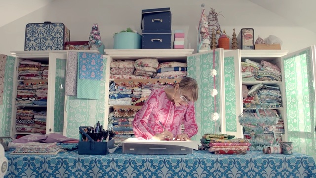 Video Reference: room, product, product, textile, boutique, inventory, shopping, Person