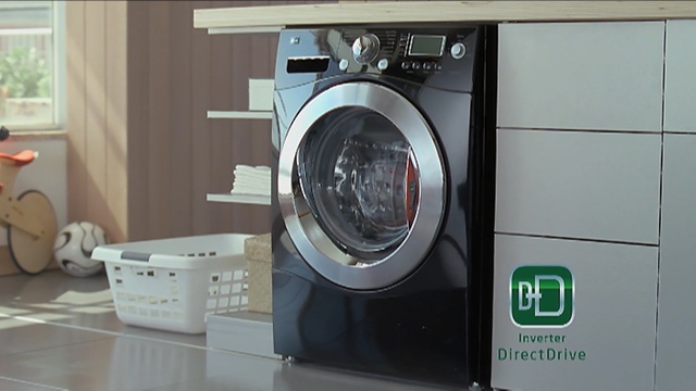 Video Reference: washing machine, home appliance, major appliance, clothes dryer, laundry, laundry room, product