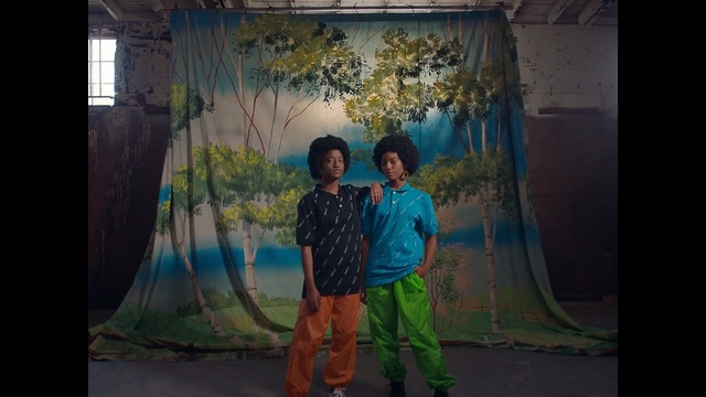 Video Reference: Photograph, Blue, Fun, Snapshot, Standing, Majorelle blue, Art, Painting, Youth, Visual arts