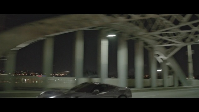 Video Reference: landmark, structure, infrastructure, mode of transport, urban area, architecture, light, darkness, bridge, metropolis