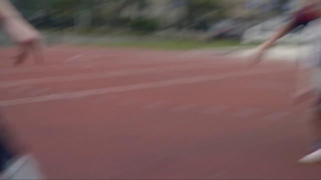 Video Reference: Red, Sprint, Track and field athletics, Line, Asphalt, Running, Athlete, Muscle, Recreation, Grass