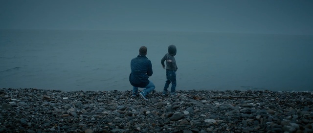 Video Reference: sea, water, sky, atmosphere, ocean, horizon, shore, darkness, wave, cloud, Person