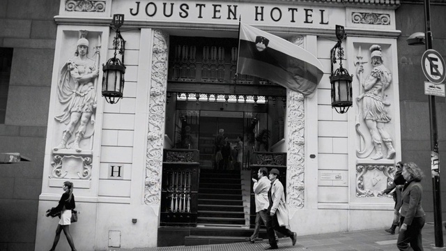 Video Reference: Building, Black-and-white, Monochrome, Facade, Street, Architecture, Photography, Pedestrian, Style