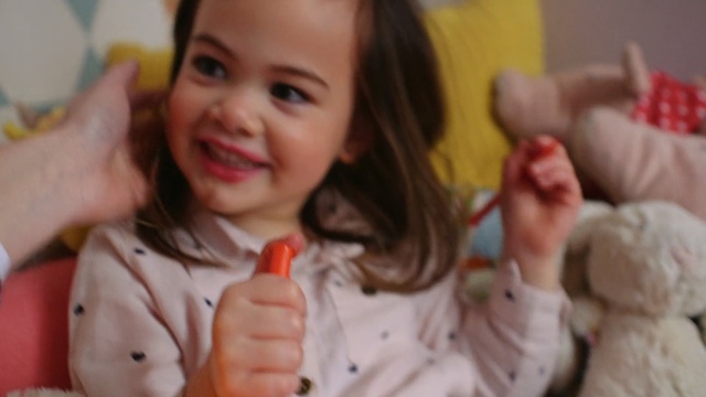 Video Reference: Child, Facial expression, Finger, Toddler, Nose, Lip, Cheek, Skin, Baby, Ear, Person