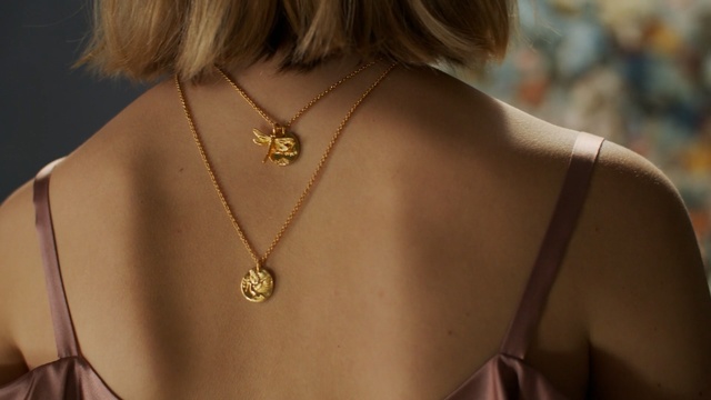 Video Reference: Necklace, Neck, Jewellery, Body jewelry, Fashion accessory, Shoulder, Pendant, Locket, Chain, Metal