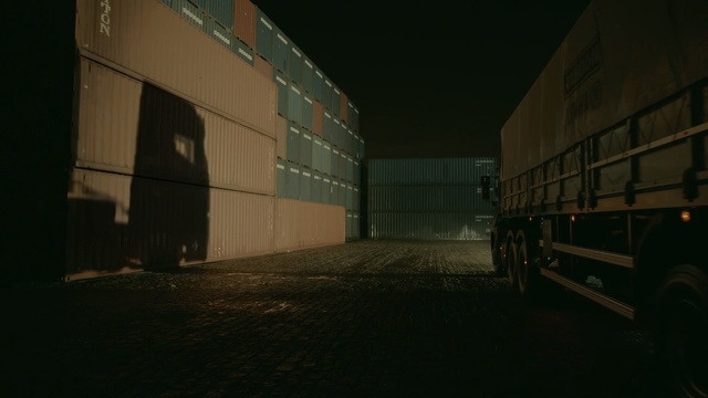 Video Reference: darkness, architecture, light, night, atmosphere, urban area, structure, sky, house, facade