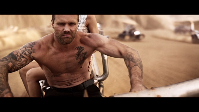 Video Reference: Barechested, Arm, Human, Chest hair, Facial hair, Muscle, Chest, Beard, Action film, Abdomen
