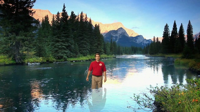 Video Reference: Reflection, Natural landscape, Body of water, Nature, Wilderness, Lake, Tarn, Mountain, River, Sky