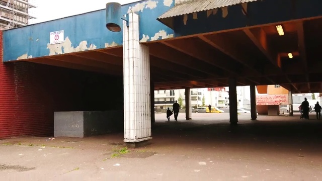 Video Reference: Architecture, Building, Road, Overpass, City, Subway, Person