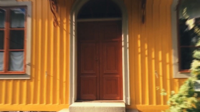 Video Reference: yellow, property, home, door, architecture, wall, structure, window, house, facade