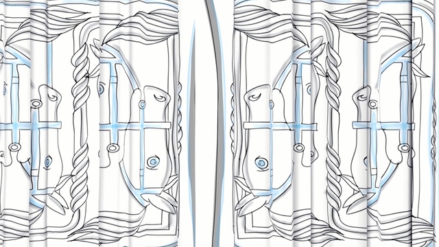 Video Reference: white, black and white, structure, line art, text, drawing, design, pattern, line, monochrome