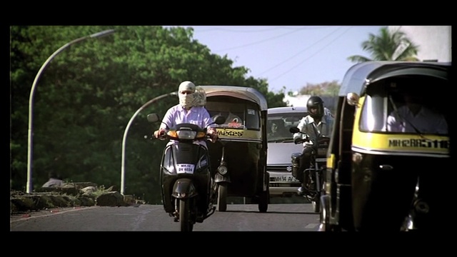 Video Reference: motor vehicle, transport, vehicle, car, mode of transport, motorcycle, Person