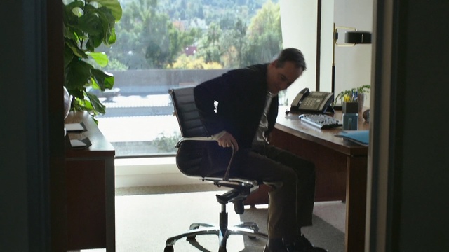 Video Reference: Office chair, Furniture, Chair, Desk, Sitting, Table, Office